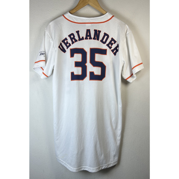 Houston Astros baseball MLB USA shirt jersey #35 Verlander Size small methodist - Picture 3 of 5